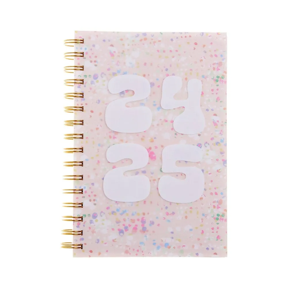 Academic Planners|Gartner Studios 2024 -2025 Dots 5.63" x 8.27" Academic Weekly & Monthly Planner, Plastic Cover, Multicolor (109411)