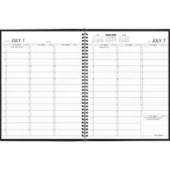 Academic Planners|AT-A-GLANCE 2024-2025 7" x 8.75" Academic Weekly Appointment Book, Faux Leather Cover, Black (70-958-05-25)