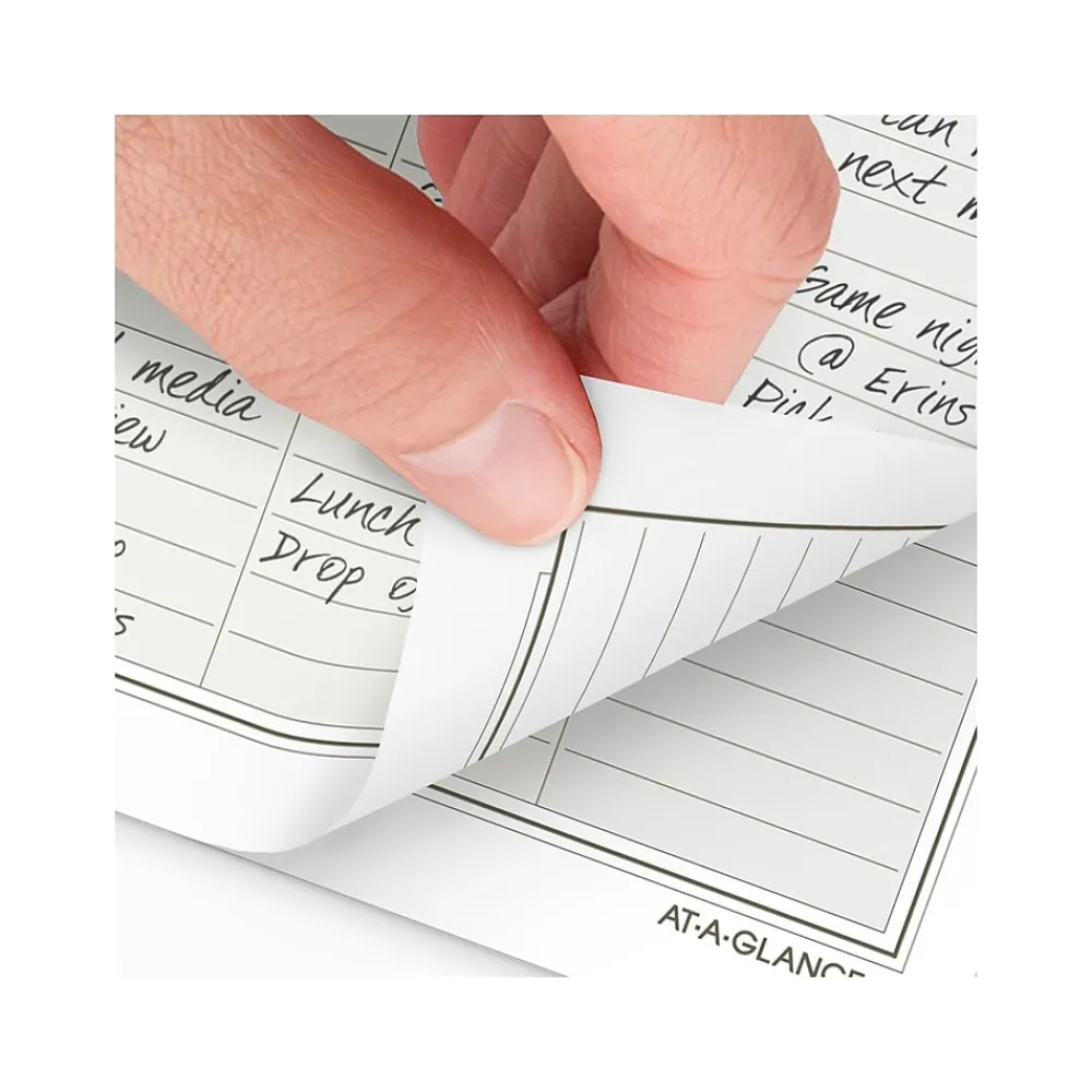 Calendars & Planners Refills|AT-A-GLANCE 2025 5.5" x 8.5" Daily & Monthly Planner Refill Pages, White/Brown (481-225-25)