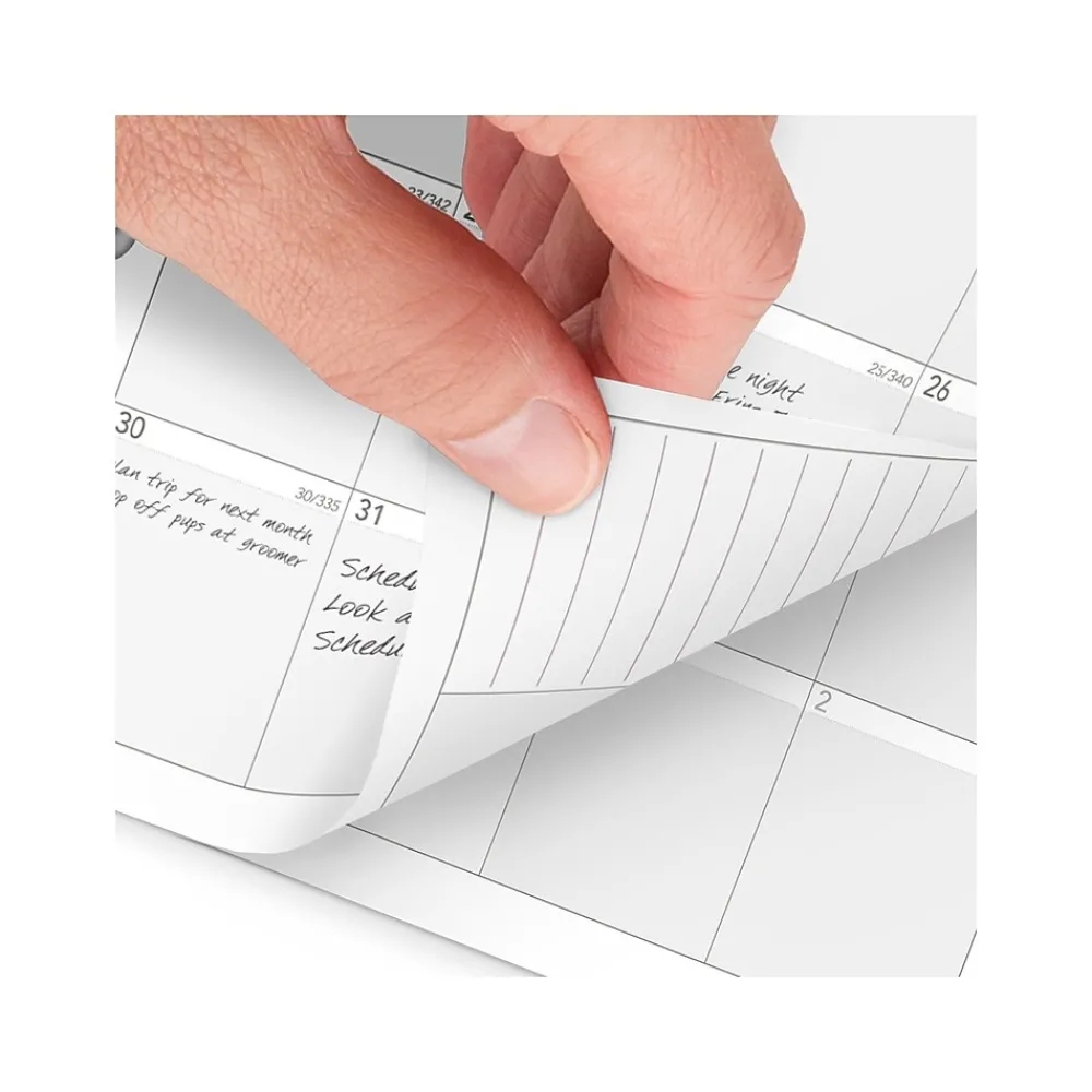 Calendars & Planners Refills|AT-A-GLANCE 2025 5.5" x 8.5" Monthly Planner Refill Pages, White/Gray (061-685Y-25)