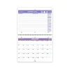 2025 Calendars|AT-A-GLANCE 2025 11" x 8.5" Monthly Wall Calendar, White/Purple (PM170-28-25)