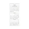 2025 Calendars|AT-A-GLANCE 2025 12" x 27" Three-Month Wall Calendar, White/Black (SW115-28-25)