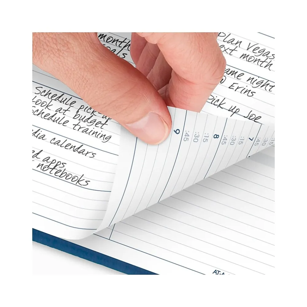2025 Planners|AT-A-GLANCE 2025 8.25" x 11" Weekly Appointment Book, Faux Leather Cover, Blue (70-940-20-25)