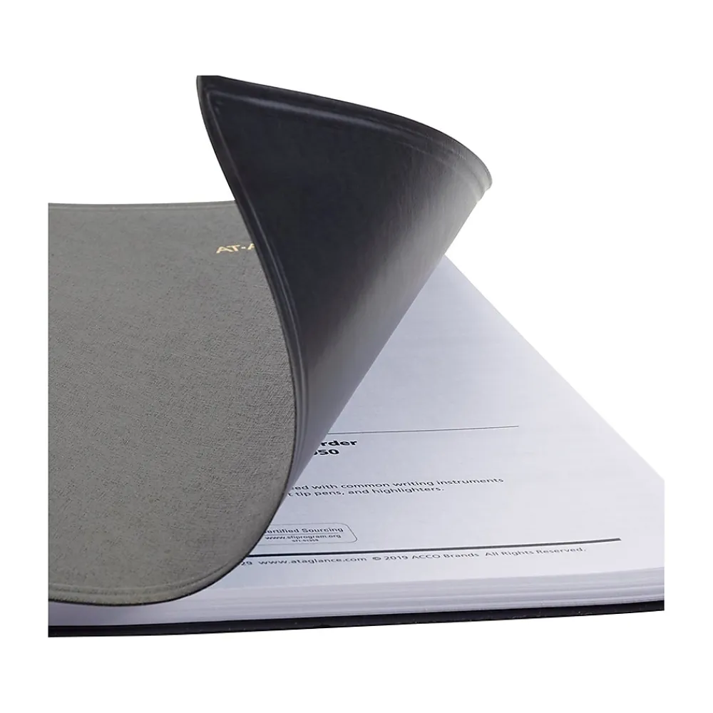 2025 Planners|AT-A-GLANCE 2025 7" x 8.75" Weekly Appointment Book, Faux Leather Cover, Black (70-951-05-25)