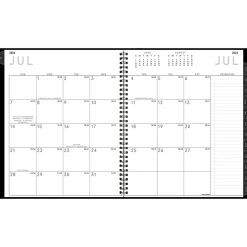 Academic Planners|AT-A-GLANCE 2024-2025 Contemporary 9" x 11" Academic Monthly Planner, Faux Leather Cover, Black (70-074X-05-25)