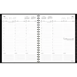 Academic Planners|AT-A-GLANCE 2024-2025 Contemporary 8.25" x 11" Academic Weekly & Monthly Planner, Faux Leather Cover, Graphite