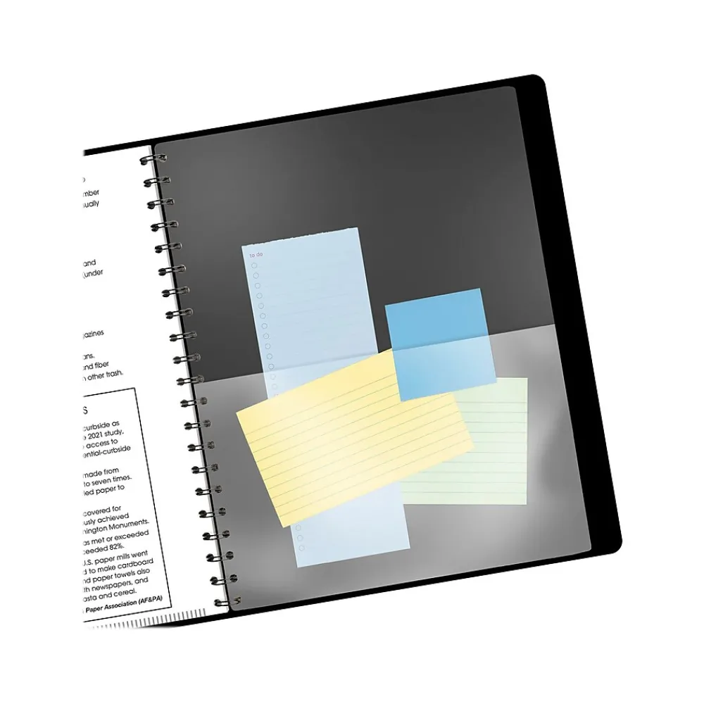 Academic Planners|AT-A-GLANCE 2024-2025 Contemporary 8.25" x 11" Academic Weekly & Monthly Planner, Faux Leather Cover, Black (70-957X-05-25)
