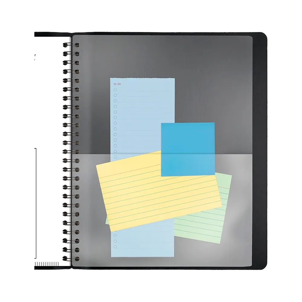 2025 Planners|AT-A-GLANCE 2025 Contemporary 7" x 8.75" Monthly Planner, Faux Leather Cover, Black (70-120X-05-25)