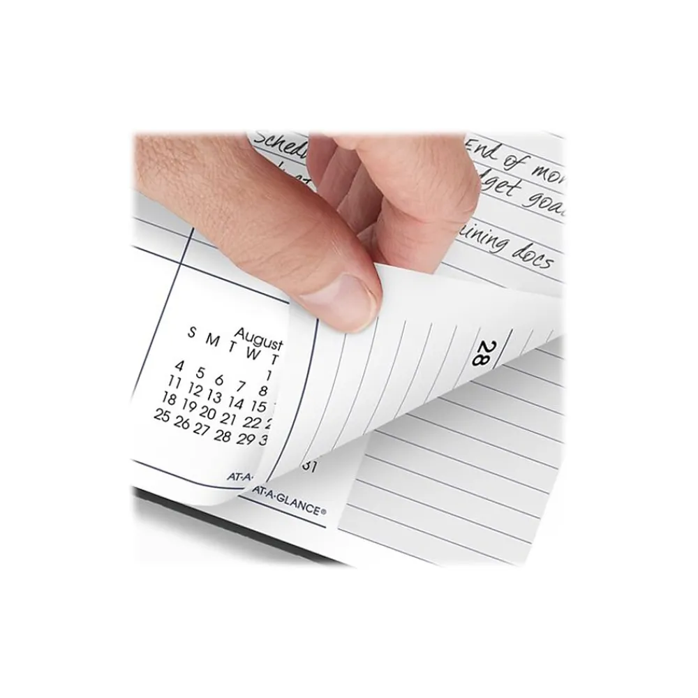 Academic Planners|AT-A-GLANCE 2024-2025 DayMinder 8.5" x 11" Academic Weekly & Monthly Planner, Poly, Charcoal (AYC520-45-25)