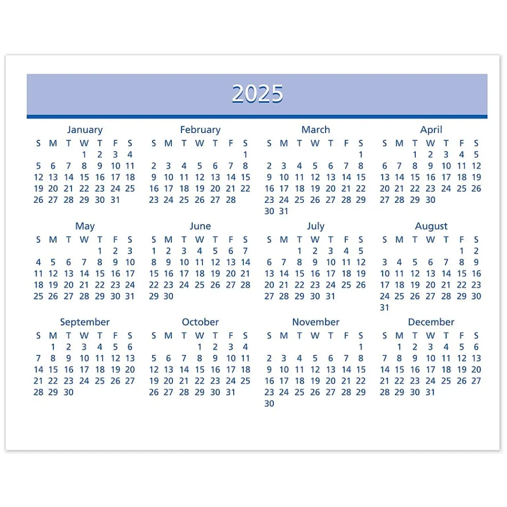 Calendars & Planners Refills|AT-A-GLANCE 2025 QuickNotes Flip-A-Week 7" x 5.5" Weekly Desk Calendar Refill, Multicolor (SW706-50-25)