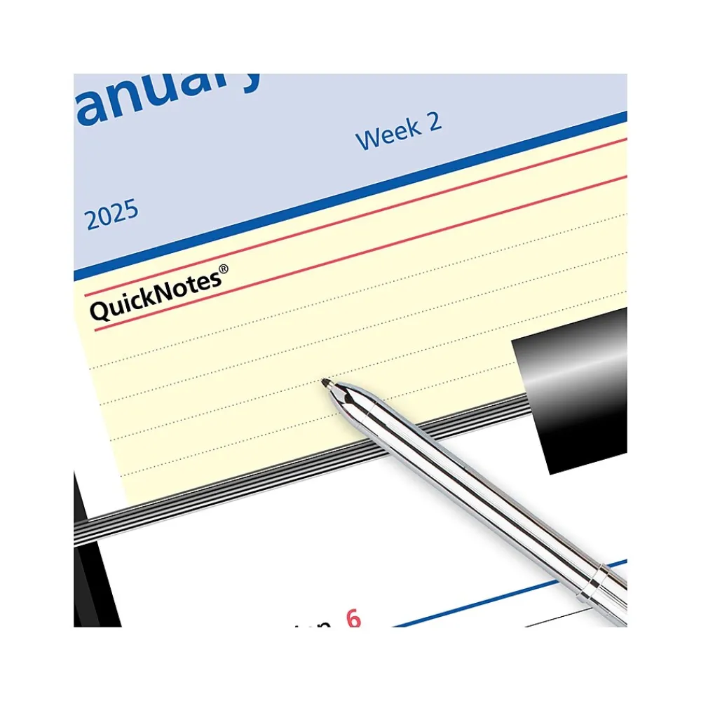 Calendars & Planners Refills|AT-A-GLANCE 2025 QuickNotes Flip-A-Week 7" x 5.5" Weekly Desk Calendar Refill, Multicolor (SW706-50-25)