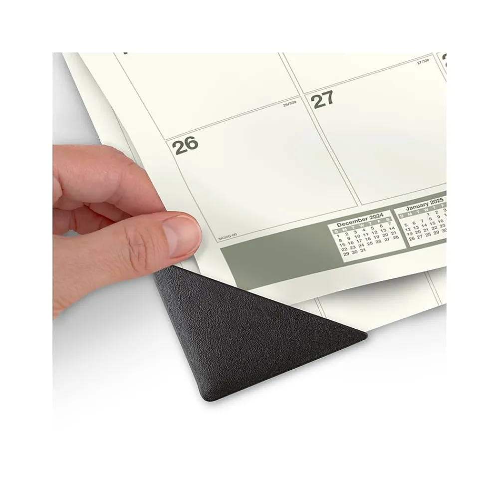 2025 Calendars|AT-A-GLANCE 2025 Recycled 21.75" x 17" Monthly Desk Calendar, Green/Black (SK32G-00-25)