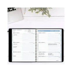 2025 Planners|AT-A-GLANCE 2025 The Action 8" x 11" Weekly Appointment Book, Faux Leather Cover, Black (70-EP01-05-25)