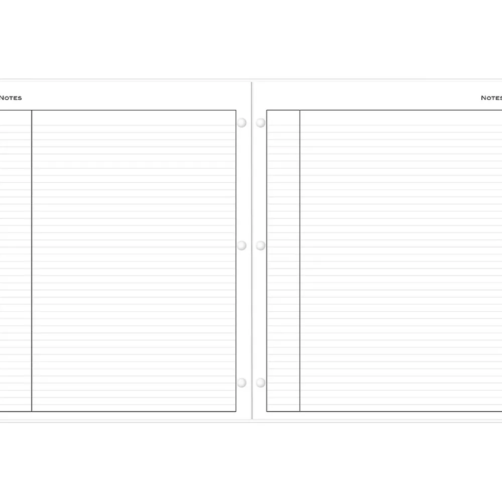 2025 Planners|Blue Sky 2025 8.5" x 11" Monthly Planner, Plastic Cover, Black (148360)