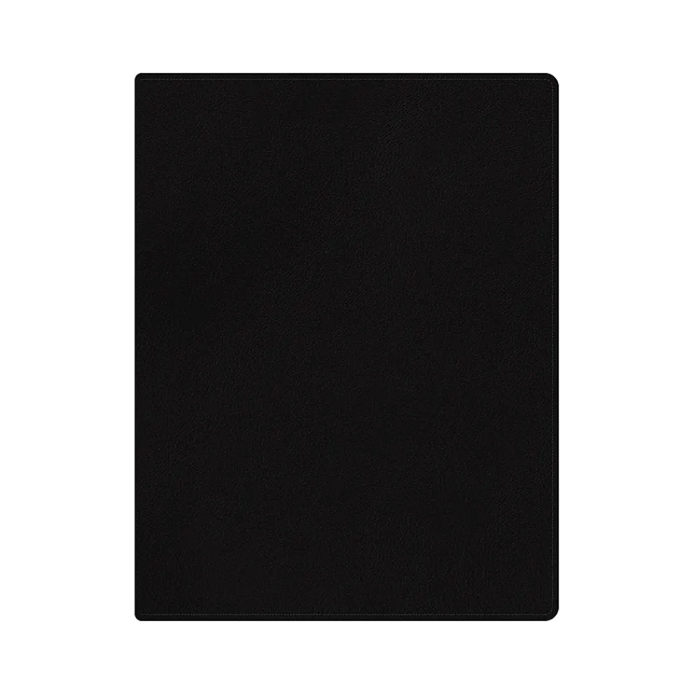 2025 Planners|Blue Sky 2025 8.5" x 11" Weekly & Monthly Planner Portfolio, Faux Leather Cover, Black (148454)