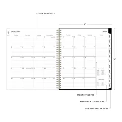 2025 Planners|Blue Sky 2025 Baccara Dark 8