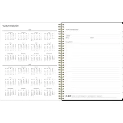 2025 Planners|Blue Sky 2025 Baccara Dark 8.5