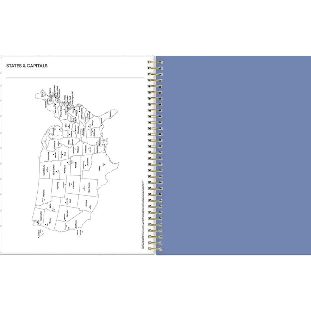 2025 Planners|Blue Sky 2025 Cocorrina 8.5" x 11" Weekly & Monthly Planner, Plastic Cover, Multicolor (143696-25)