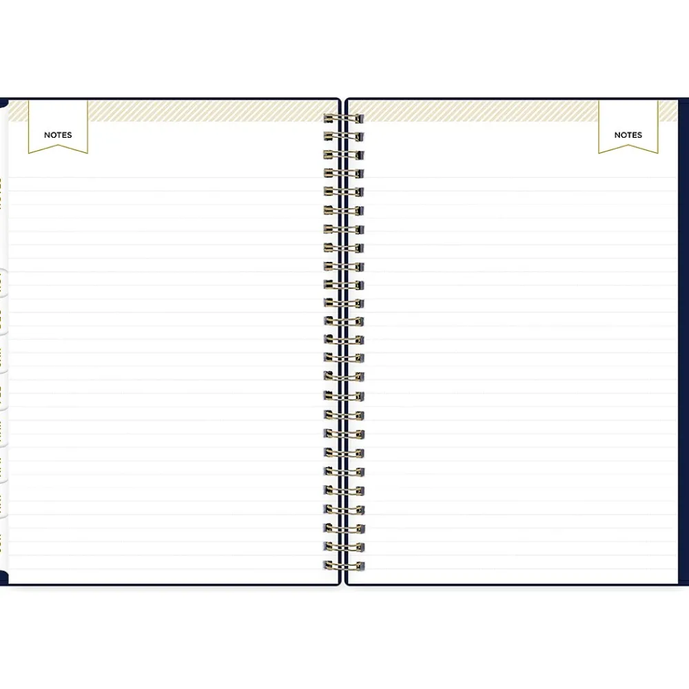 Academic Planners|Blue Sky 2024-2025 Day Designer Academic 5.88" x 8.63" Academic Weekly & Monthly Planner, Deep Blue (150139)