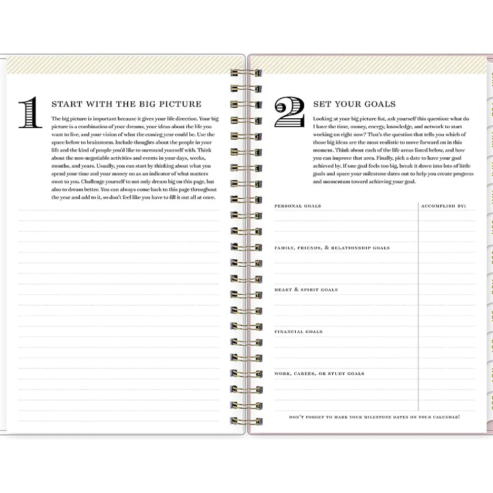 2025 Planners|Blue Sky 2025 Day Designer Breeze 5" x 8" Weekly & Monthly Planner, Plastic Cover, Multicolor (148124)