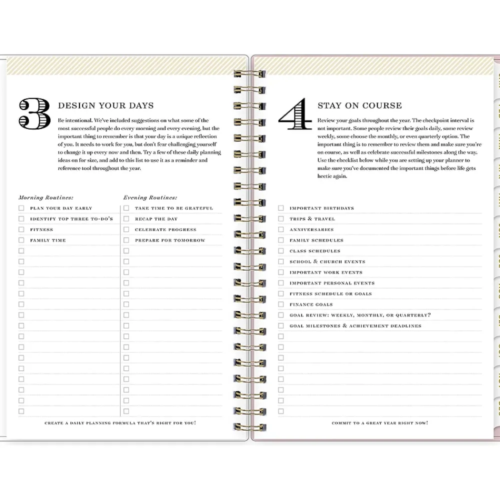2025 Planners|Blue Sky 2025 Day Designer Breeze 5" x 8" Weekly & Monthly Planner, Plastic Cover, Multicolor (148124)