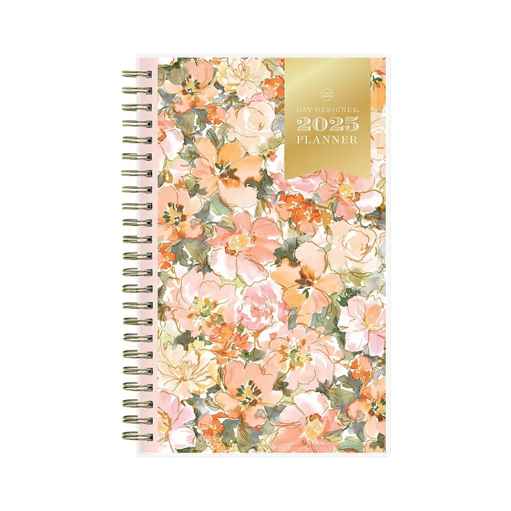 2025 Planners|Blue Sky 2025 Day Designer Felicity 5" x 8" Weekly & Monthly Planner, Plastic Cover, Multicolor (148139)