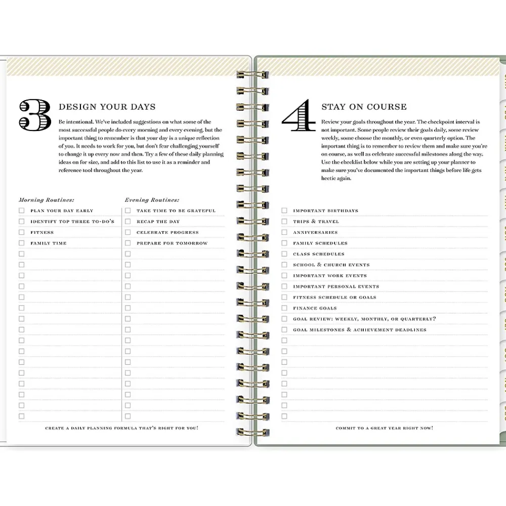 2025 Planners|Blue Sky 2025 Day Designer Felicity 5" x 8" Weekly & Monthly Planner, Plastic Cover, Multicolor (148139)