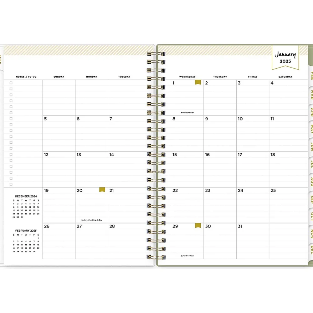 2025 Planners|Blue Sky 2025 Day Designer Fiore 5.88" x 8.63" Weekly & Monthly Planner, Plastic Cover, Multicolor (148141)