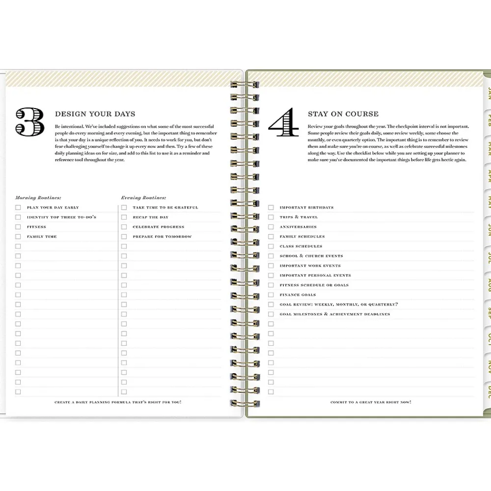 2025 Planners|Blue Sky 2025 Day Designer Fiore 5.88" x 8.63" Weekly & Monthly Planner, Plastic Cover, Multicolor (148141)
