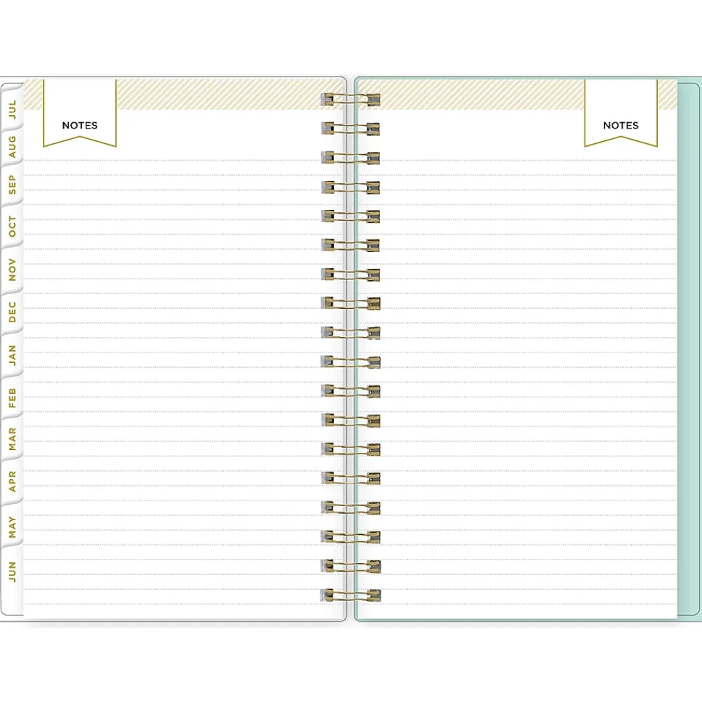 Academic Planners|Blue Sky 2024-2025 Day Designer Flower Mint 3.63" x 6.13" Academic Weekly & Monthly Planner, Multicolor (144878)