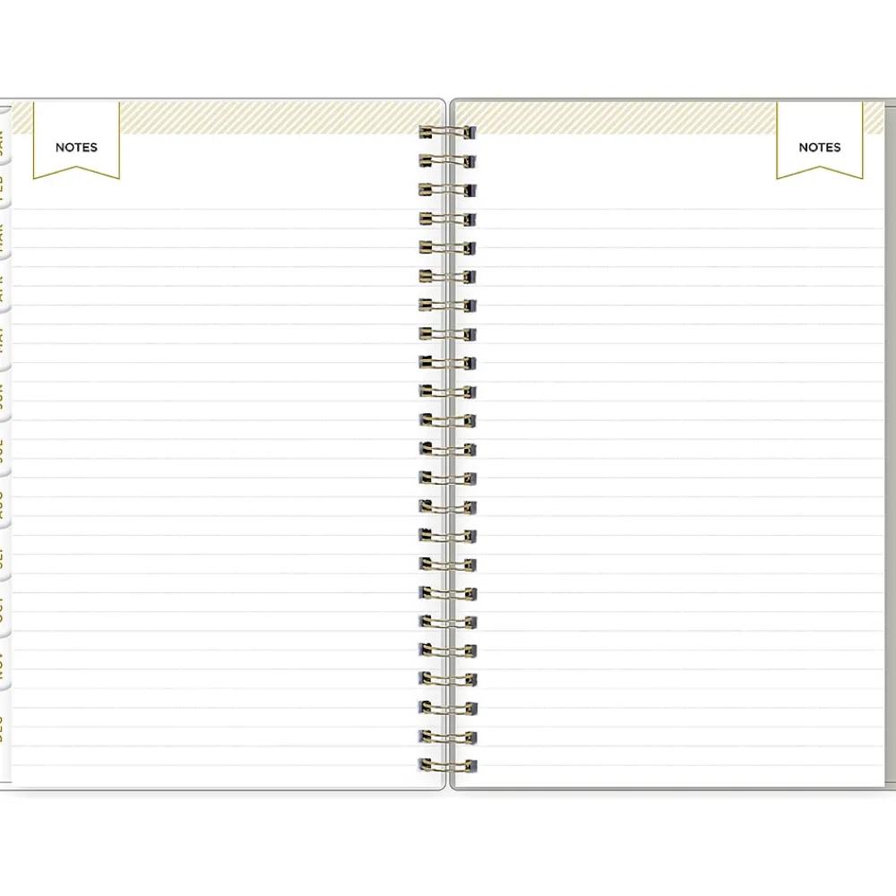 2025 Planners|Blue Sky 2025 Day Designer Tess 5" x 8" Weekly & Monthly Planner, Plastic Cover, Tan/Off-White (148145)