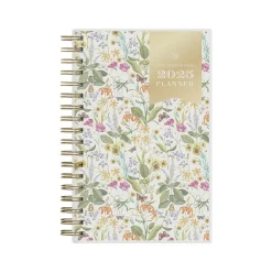 2025 Planners|Blue Sky 2025 Fiore Cream 3.63" x 6.13" Weekly & Monthly Planner, Plastic Cover, Multicolor (152482)