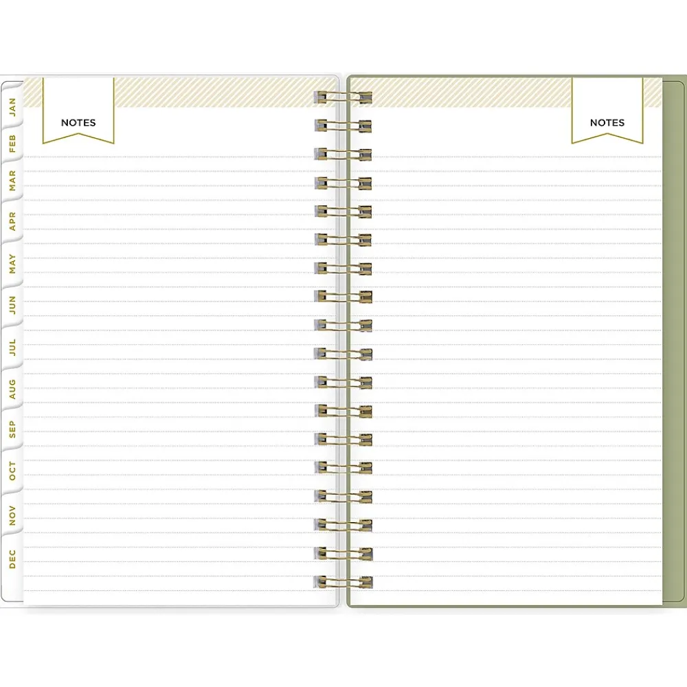2025 Planners|Blue Sky 2025 Fiore Cream 3.63" x 6.13" Weekly & Monthly Planner, Plastic Cover, Multicolor (152482)