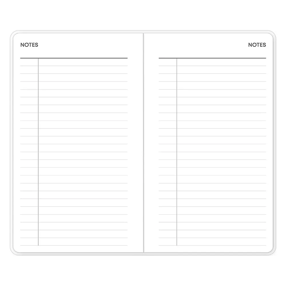 Academic Planners|Blue Sky 2024-2026 Jett 3.63" x 6.13" Academic Monthly Planner, Plastic Cover, Blue/Green (146859)