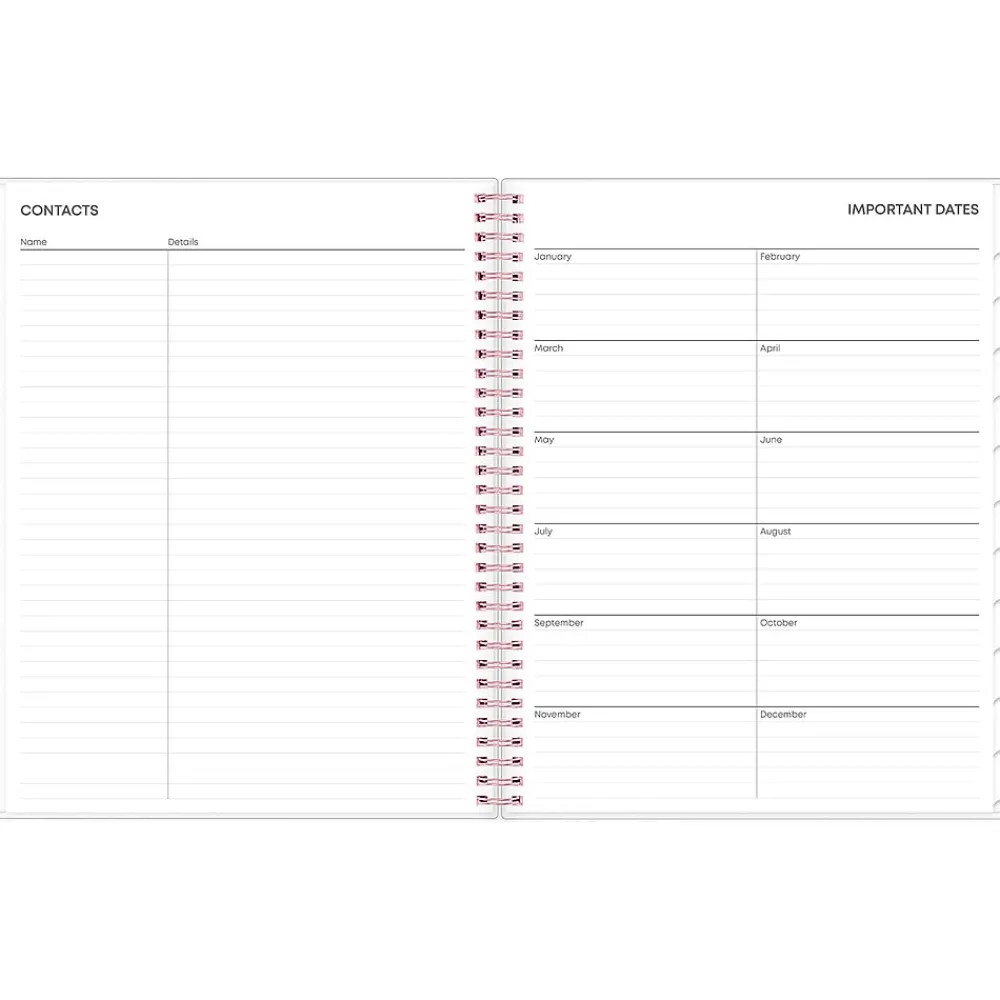 2025 Planners|Blue Sky 2025 Joselyn 8.5" x 11" Weekly & Monthly Planner, Plastic Cover, Multicolor (110394-25)