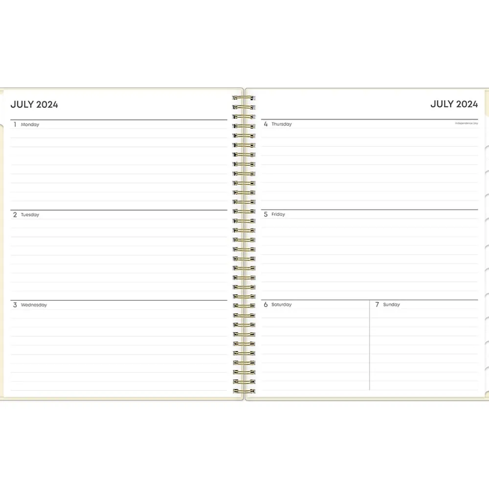 Academic Planners|Blue Sky 2024-2025 Junie 8.5" x 11" Weekly & Monthly Academic Planner, Plastic Cover, Multicolor (146861)