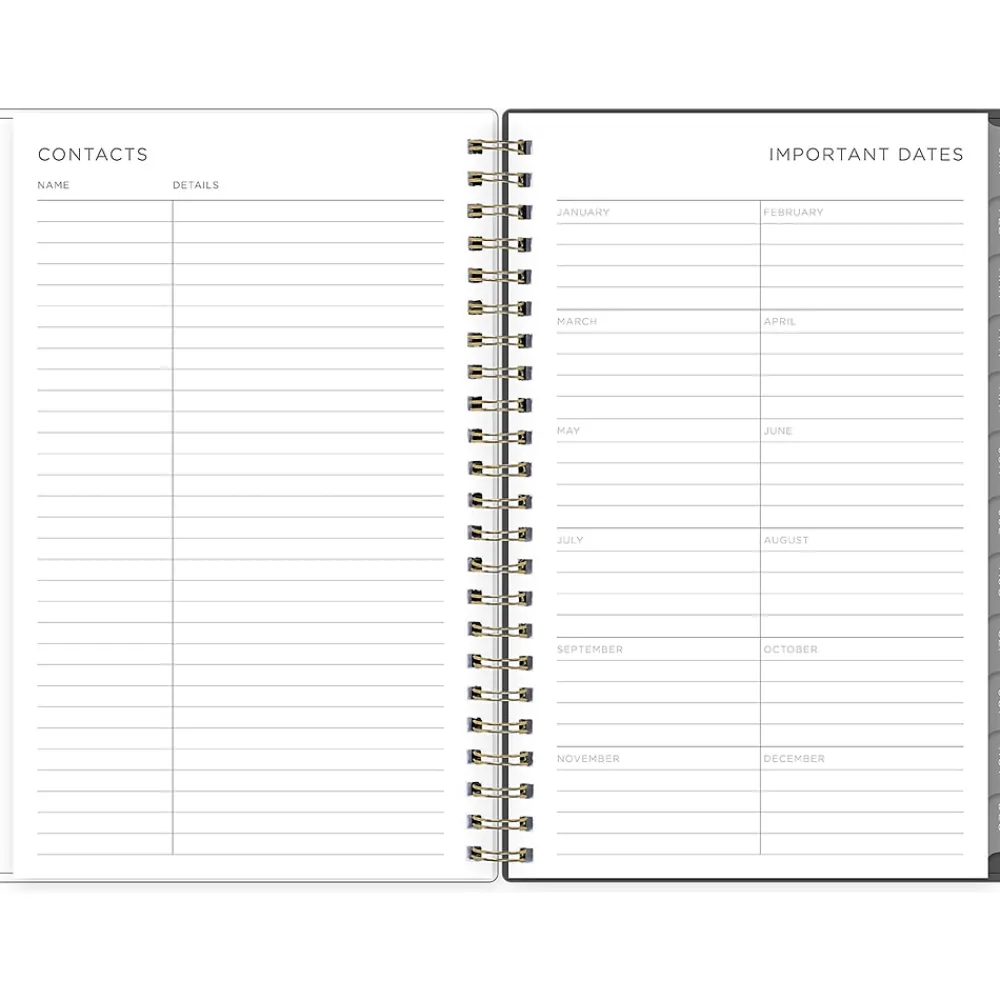 2025 Planners|Blue Sky 2025 Kelly Ventura Midnight Garden 5" x 8" Weekly & Monthly Planner, Plastic Cover, Multicolor (140946-25)