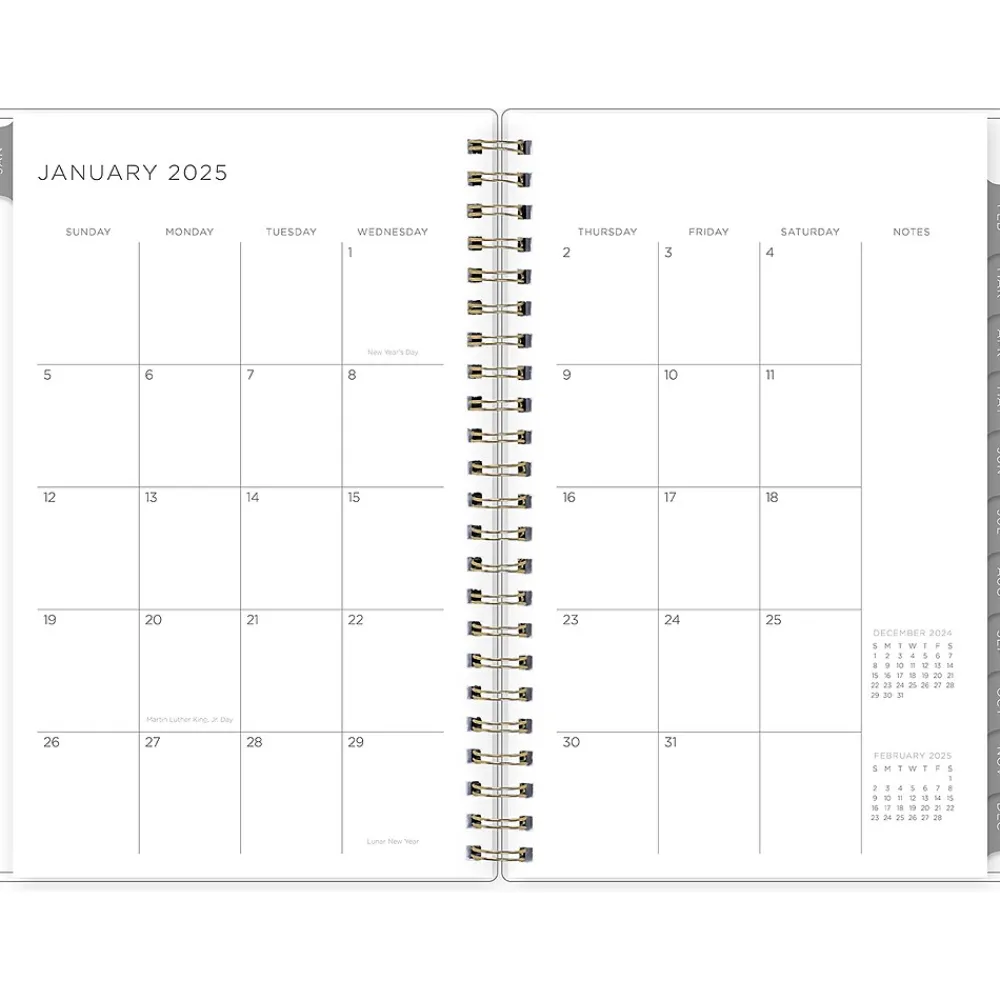 2025 Planners|Blue Sky 2025 Kelly Ventura Mimosa 5" x 8" Weekly & Monthly Planner, Plastic Cover, Yellow/White (149061-25)