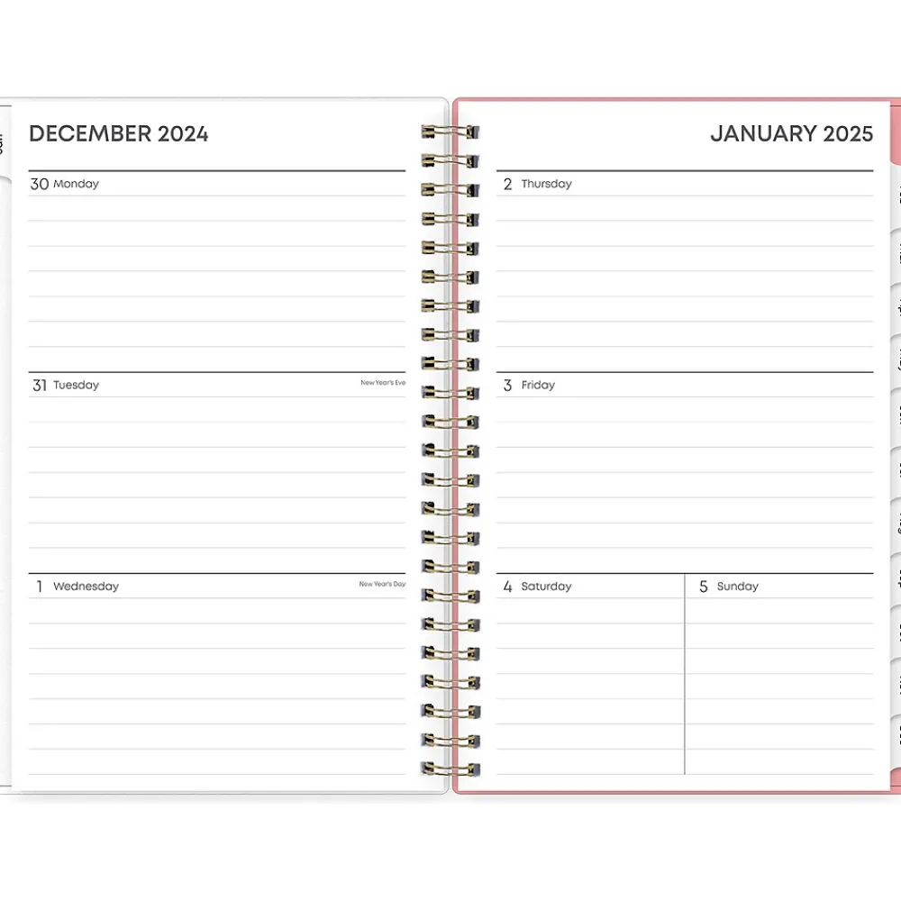 2025 Planners|Blue Sky 2025 Lanissa 5" x 8" Weekly & Monthly Planner, Plastic Cover, Multicolor (152256)