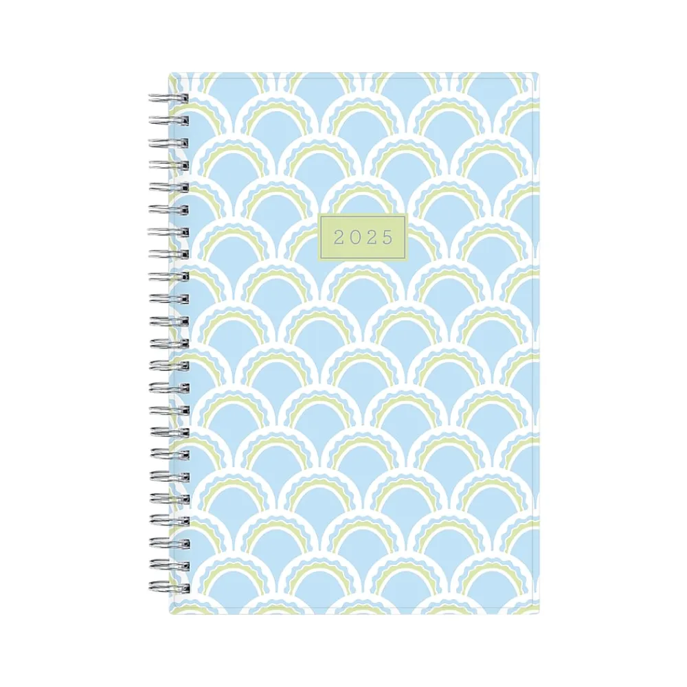 2025 Planners|Blue Sky 2025 Larah Blue 5" x 8" Weekly & Monthly Planner, Plastic Cover, Multicolor (152264)