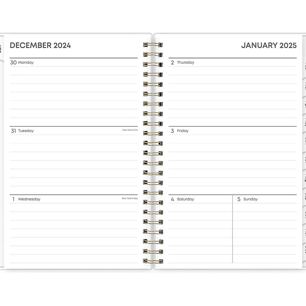 2025 Planners|Blue Sky 2025 Laurel 5" x 8" Weekly & Monthly Planner, Plastic Cover, Multicolor (135895-25)