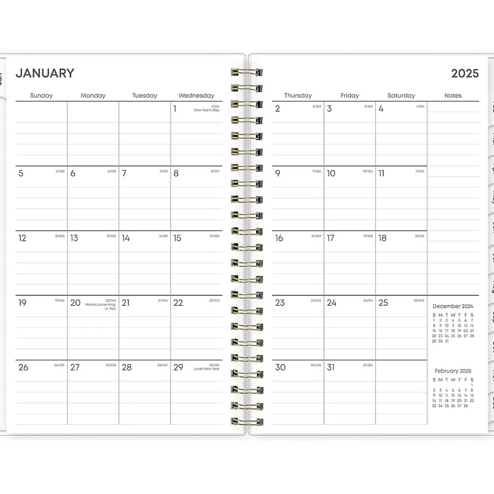 2025 Planners|Blue Sky 2025 Laurel 5" x 8" Weekly & Monthly Planner, Plastic Cover, Multicolor (135895-25)