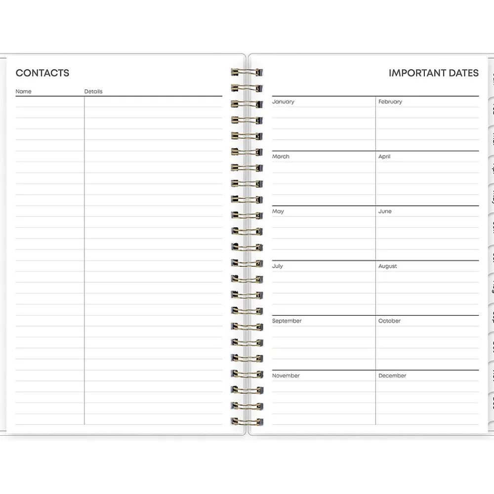 2025 Planners|Blue Sky 2025 Laurel 5" x 8" Weekly & Monthly Planner, Plastic Cover, Multicolor (135895-25)