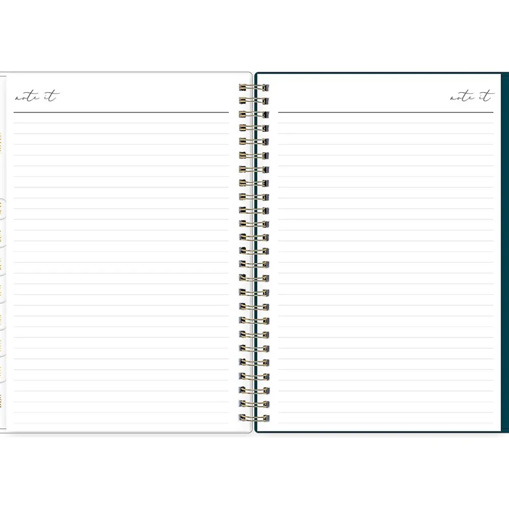 2025 Planners|Blue Sky 2025 Life-Note It Dania Dark 5.88" x 8.63" Weekly & Monthly Planner, Plastic Cover, Multicolor (139478-25)