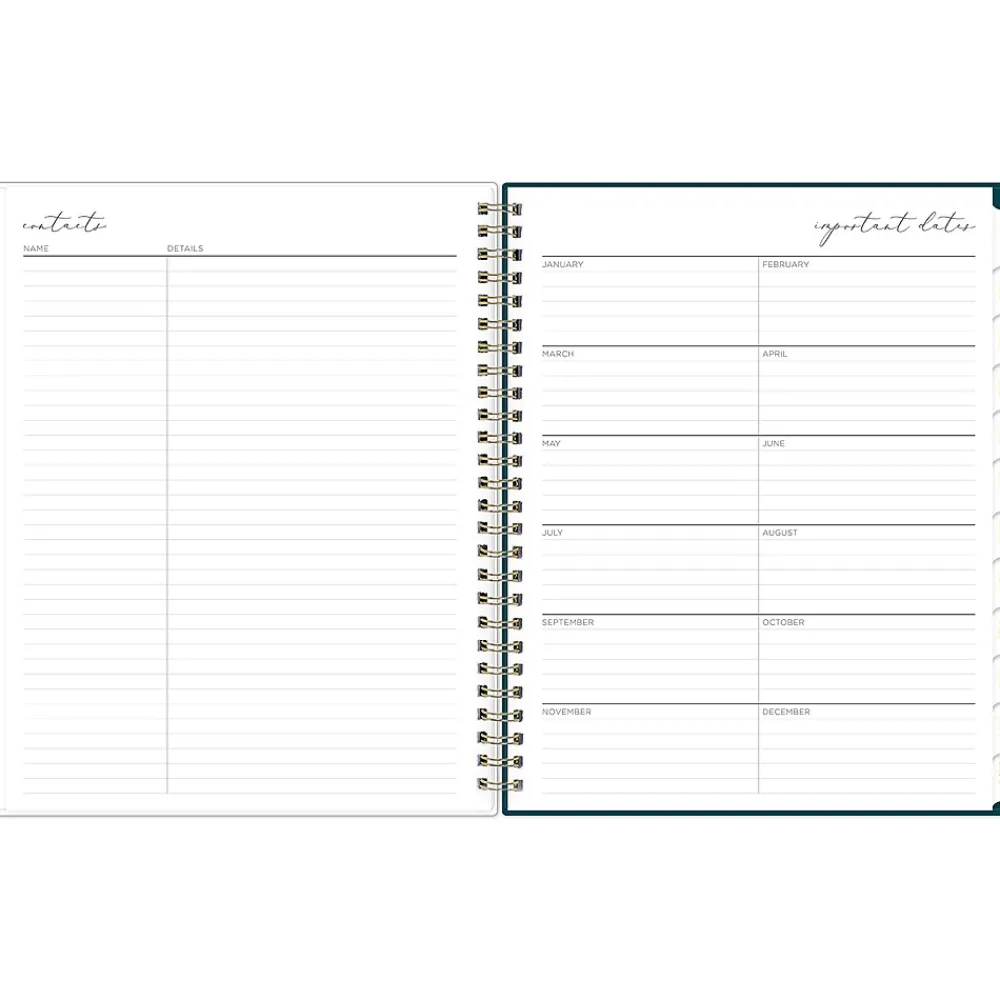 2025 Planners|Blue Sky 2025 Life-Note It Marina 7" x 9" Weekly & Monthly Planner, Plastic Cover, Blue (139480-25)