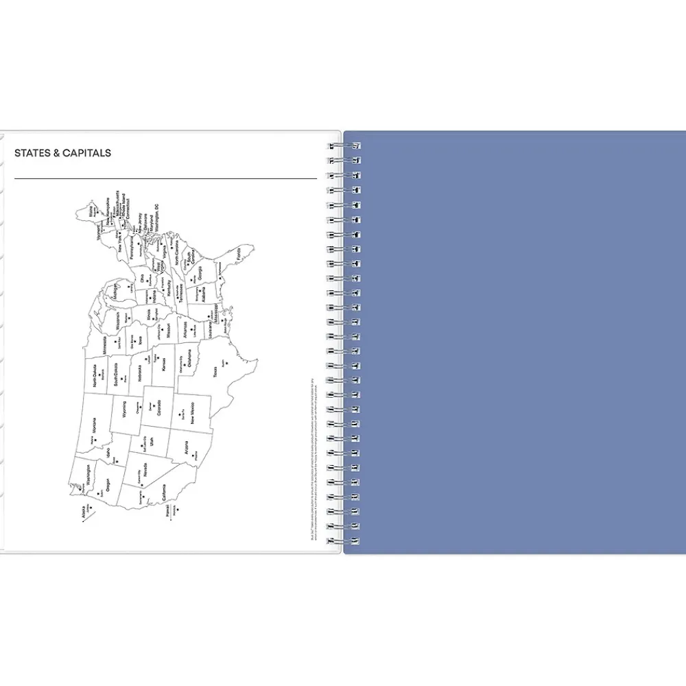 2025 Planners|Blue Sky 2025 Lindley 8" x 10" Monthly Planner, Plastic Cover, Multicolor (101582-25)