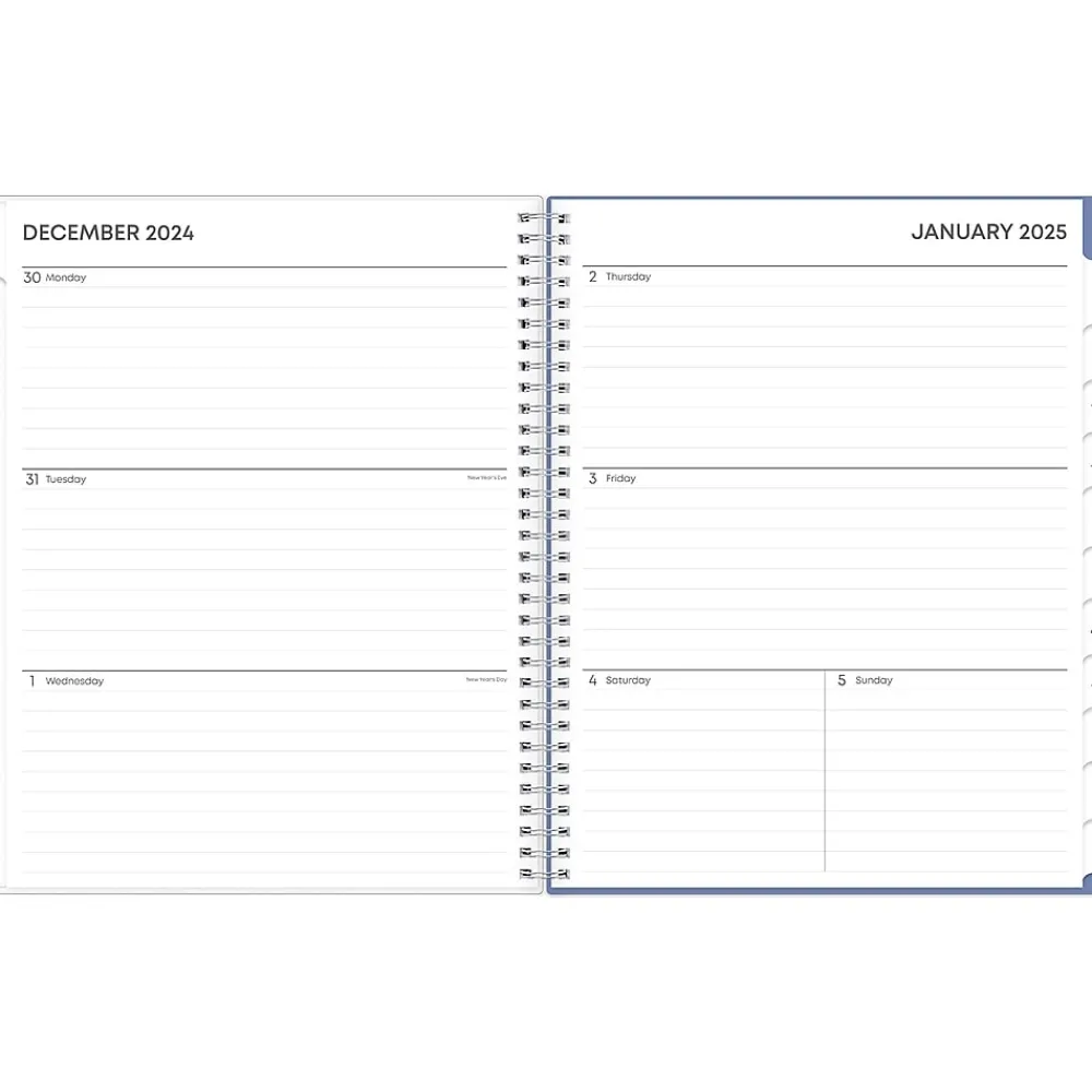 2025 Planners|Blue Sky 2025 Lindley 8.5" x 11" Weekly & Monthly Planner, Plastic Cover, Multicolor (100654-25)