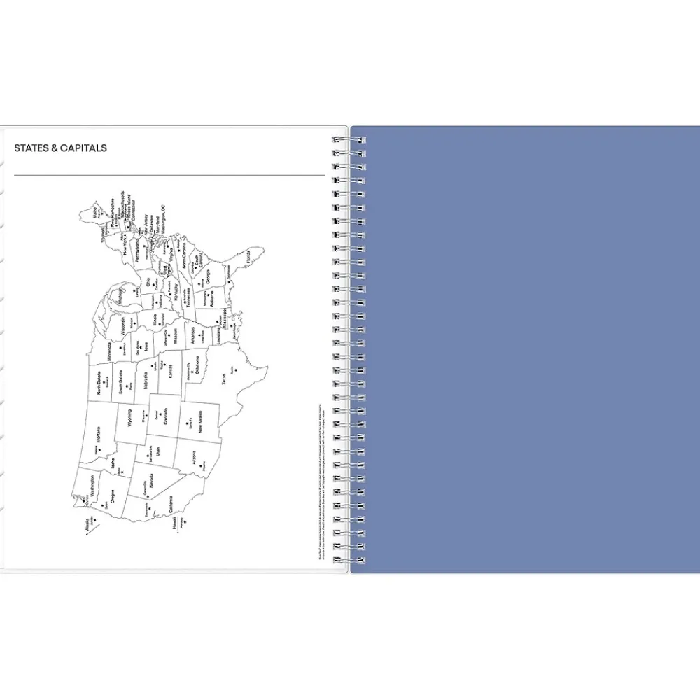 2025 Planners|Blue Sky 2025 Lindley 8.5" x 11" Weekly & Monthly Planner, Plastic Cover, Multicolor (100654-25)