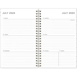 Academic Planners|Blue Sky 2024-2025 Multicolor Smoke 5" x 8" Academic Weekly & Monthly Planner (133682-A25)
