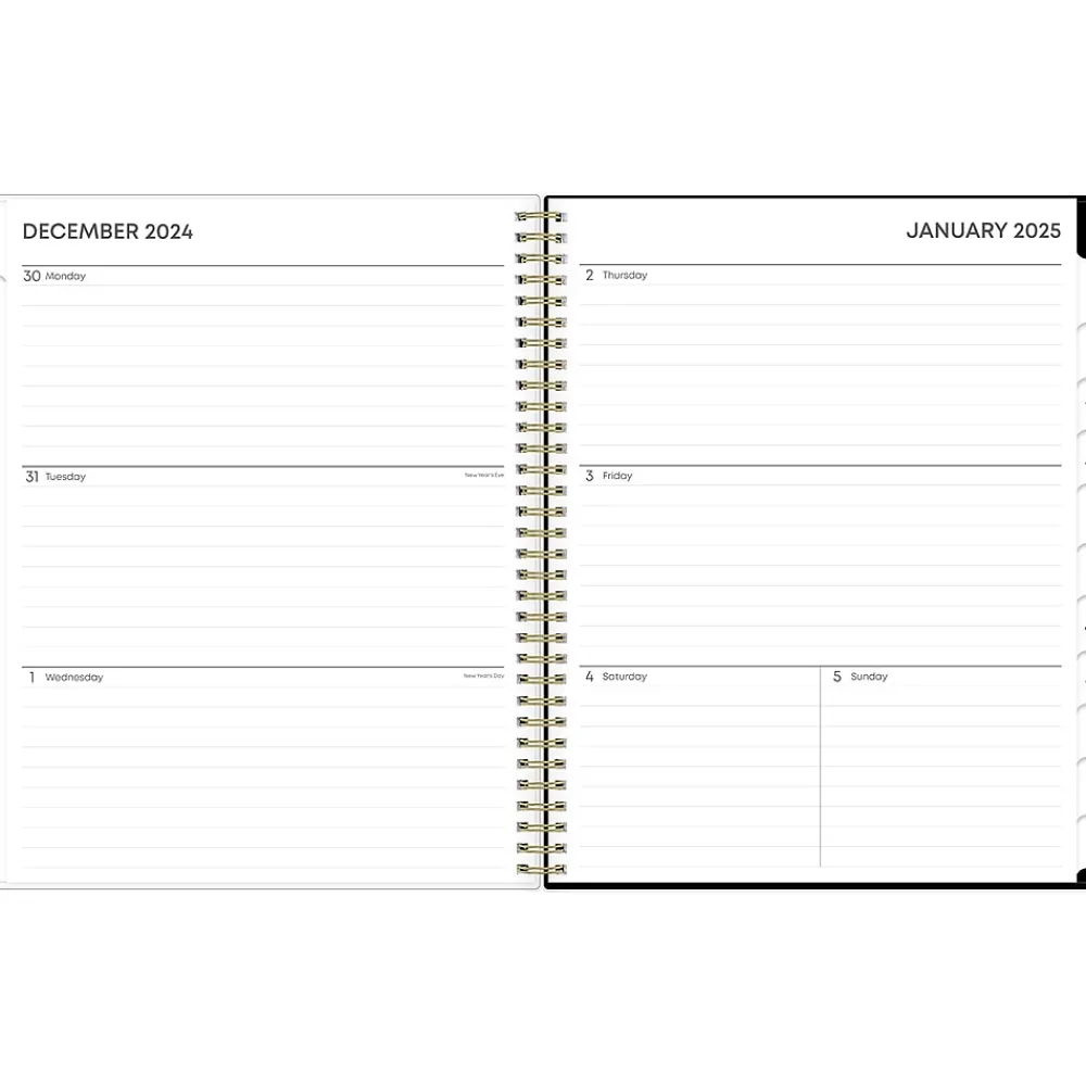 2025 Planners|Blue Sky 2025 Nevaeh 8.5" x 11" Weekly & Monthly Planner, Plastic Cover, Multicolor (143945-25)